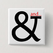 Font Cookery Vierkante Button 5,1 Cm (Voorkant)