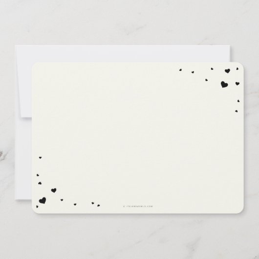 Font Happy Valentine's Day Photo van modern script Feestdagenkaart (Achterkant)