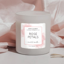 Font-kaarsen voor roze Waterverf voor lettertype