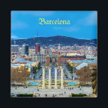 Font Montjuic, Barcelona magnet<br><div class="desc">Fridge magnet Barcelona Font Montjuic December 2019</div>