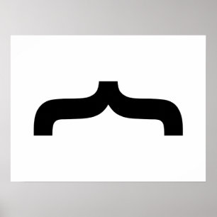 Font Mustache Poster