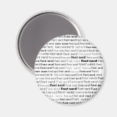 Font Nerd Magneet (Voorkant / Achterkant)