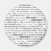 Font Nerd Magneet (Voorkant)