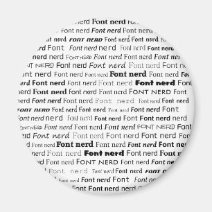 Font Nerd Magneet