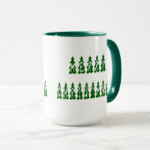 Font voor Merry Kerstmis Mok (Voorkant rechts)