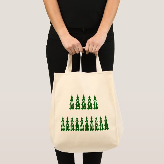 Font voor Merry Kerstmis Tote Bag (Voorkant (product))