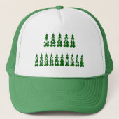 Font voor Merry Kerstmis Trucker Pet (Voorkant)