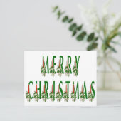 Font voor pretkaarsen feestdagenkaart (Staand voorkant)