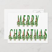 Font voor pretkaarsen feestdagenkaart (Voorkant / Achterkant)