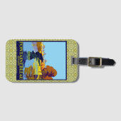 Fontainebleau Avon France Franse reisposter Bagagelabel (Voorkant (horizontaal))