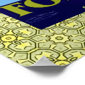 Fontainebleau Avon France Franse reisposter Poster (Hoek)