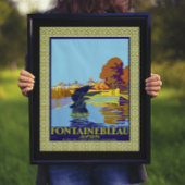 Fontainebleau Avon France Franse reisposter Poster