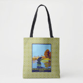 Fontainebleau Avon France Franse reisposter Tote Bag (Voorkant)