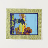 Fontainebleau Avon France Franse reisposter Wandkleed (Voorkant (horizontaal))