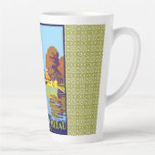 Fontainebleau Avon French Travel Poster Latte Mok (Rechts)