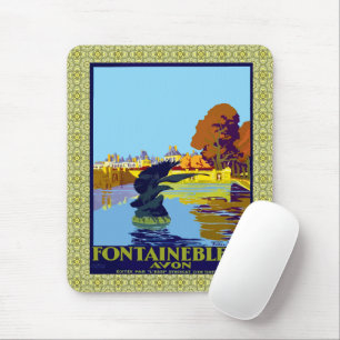 Fontainebleau Avon French Travel Poster Muismat