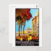 Fontainebleau, Avon, Parijs, Frankrijk,  Briefkaart (Voorkant / Achterkant)