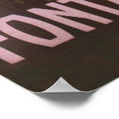 Fontainebleau Avon Station Uvale Vintage Travel Poster (Hoek)