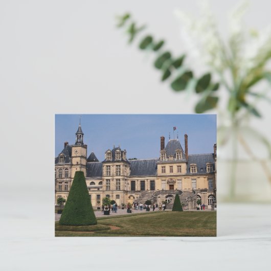 Fontainebleau Castle, Frankrijk Briefkaart (Staand voorkant)