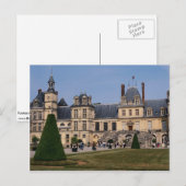 Fontainebleau Castle, Frankrijk Briefkaart (Voorkant / Achterkant)