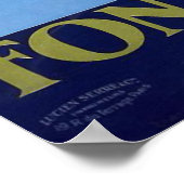 Fontainebleau, France Vintage Travel Poster (Hoek)