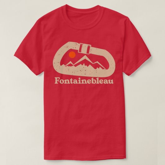 Fontainebleau-klimmer T-shirt (Design voorkant)