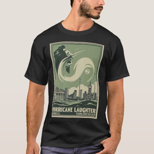 Fontaines D.C Orkaan Lachen T-shirt (Voorkant)