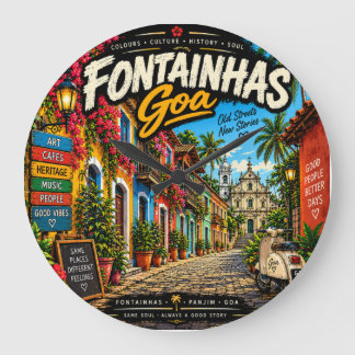 Fontainhas grote klok
