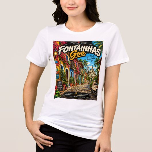 Fontainhas Tri-Blend shirt (Voorkant)