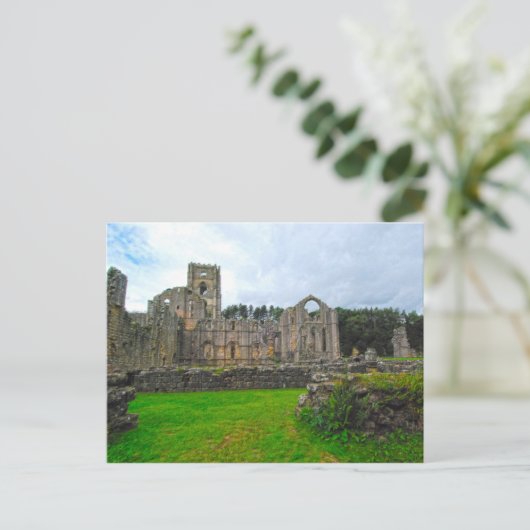 fontains Abbey 1 Briefkaart (Staand voorkant)