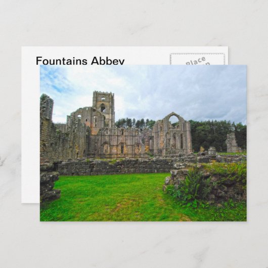 fontains Abbey 1 Briefkaart (Voorkant / Achterkant)