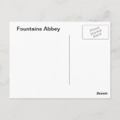 fontains Abbey 1 Briefkaart (Achterkant)