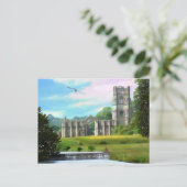 fontains Abbey Briefkaart (Staand voorkant)