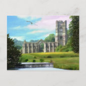 fontains Abbey Briefkaart (Voorkant)