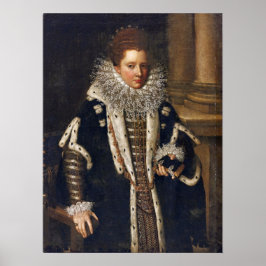 Fontana - Costanza sforza van Santa Fiora Poster