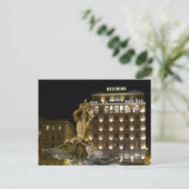 Fontana del Tritone, Rome, Italië - briefkaart (Staand voorkant)