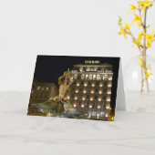 Fontana del Tritone, Rome, Italië - kaart (Gele Bloem)