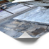 Fontana della Pupporona, Lucca, Italië Poster (Hoek)