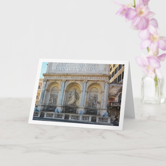 Fontana dell'Acqua Felice, Rome, Italië Kaart (Orchidee)