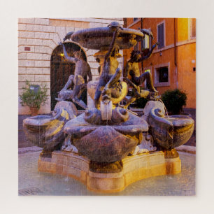 Fontana delle tartarughe legpuzzel