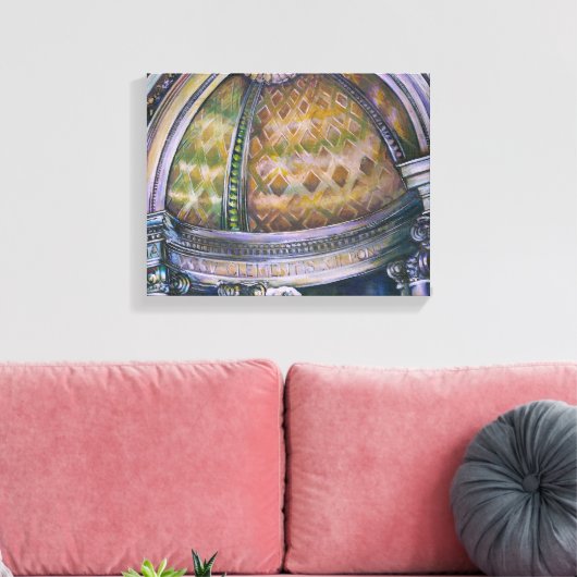 Fontana di Trevi detail Canvas Afdruk (Insitu (Woonkamer))