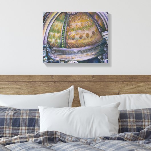 Fontana di Trevi detail Canvas Afdruk (Insitu (Slaapkamer))