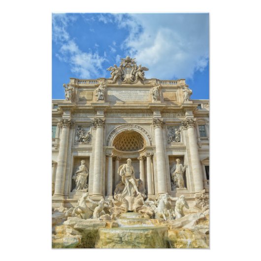 Fontana di Trevi Foto Afdruk (Voorkant)