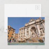 Fontana di Trevi in Rome, Italië Briefkaart (Voorkant / Achterkant)