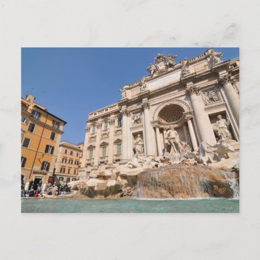 Fontana di Trevi in Rome, Italië Briefkaart (Voorkant)