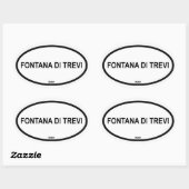 FONTANA DI TREVI OVALE STICKER (Vel)