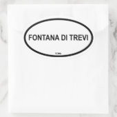 FONTANA DI TREVI OVALE STICKER (Tas)