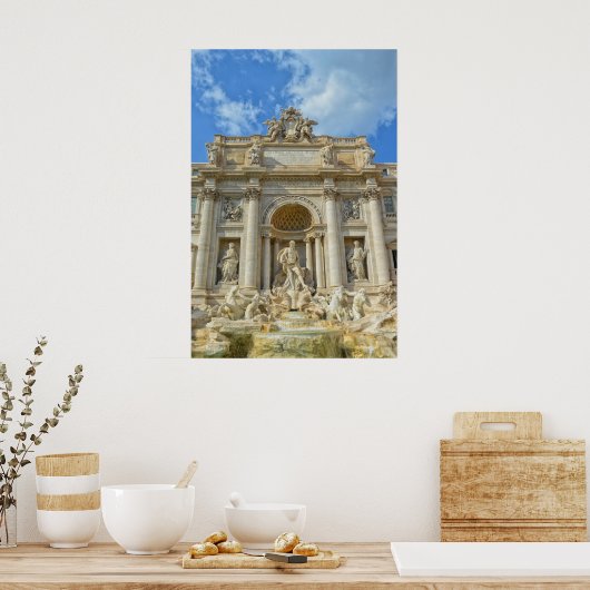 Fontana di Trevi Poster (Keuken)