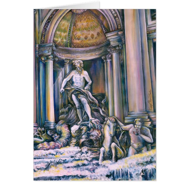 Fontana Di Trevi, Roma, Italië (Voorkant)