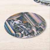 Fontana Di Trevi, Roma, Italië Ronde Kartonnen Onderzetter (Gebogen)